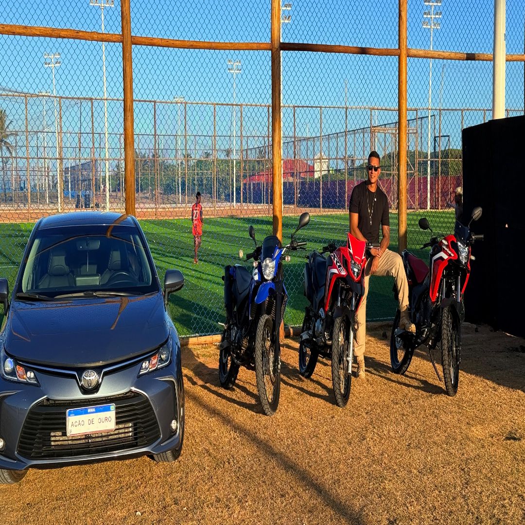 Corolla do novo + 3 motos nas cotas premiadas